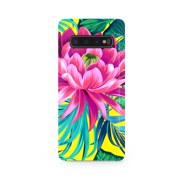 Pink Flower Samsung Galaxy S10 Phone Case