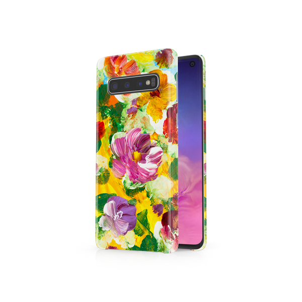 Colorful Floral Art Samsung Galaxy S10 Phone Case