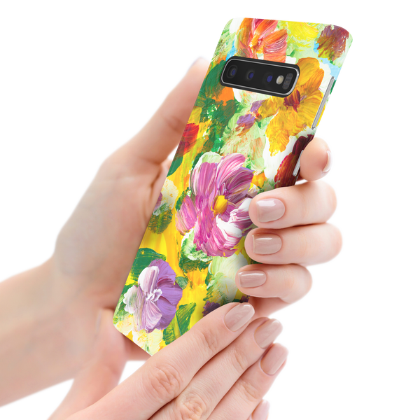 Colorful Floral Art Samsung Galaxy S10 Phone Case