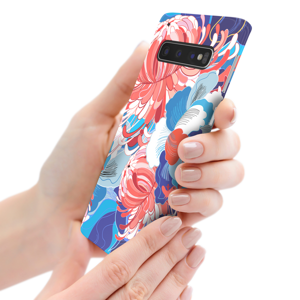 Watercolor Floral Art Samsung Galaxy S10 Phone Case