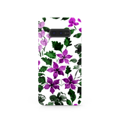 Purple Flower Art Samsung Galaxy S10e Phone Case