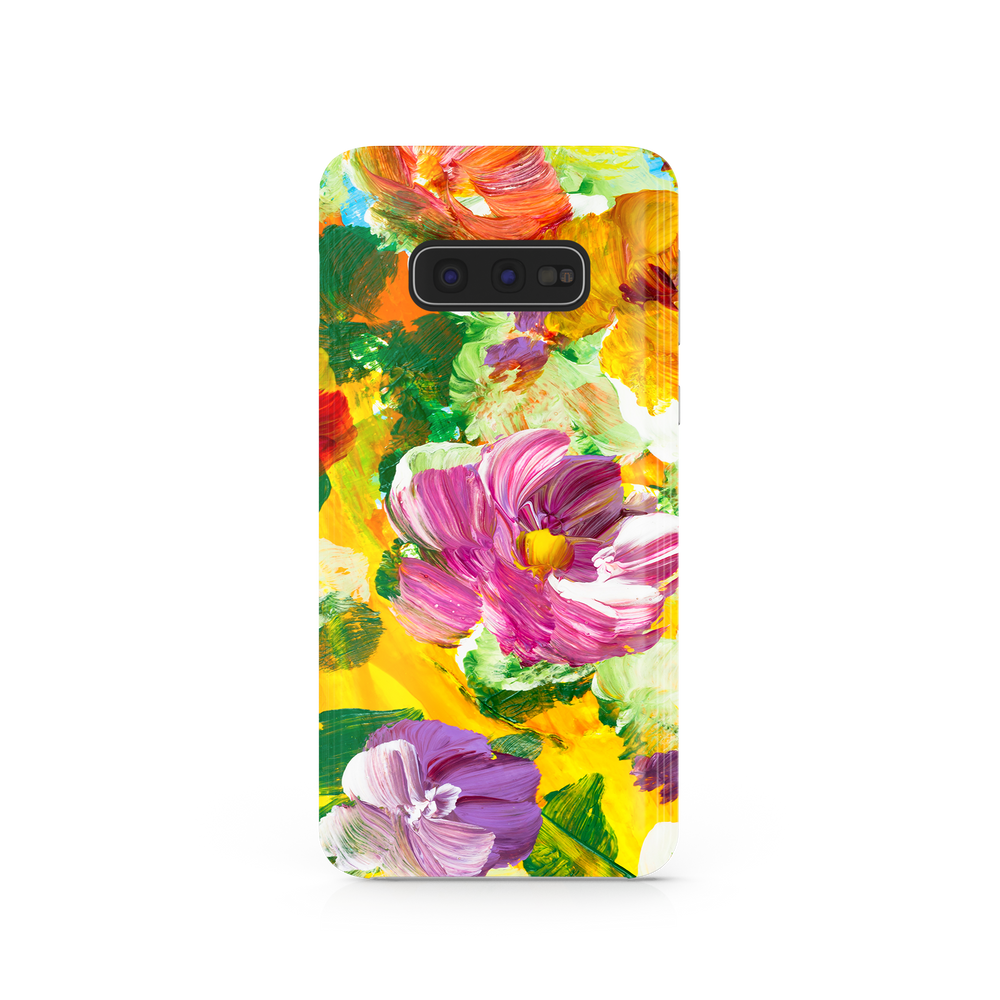 Colorful Floral Art Samsung Galaxy S10e Phone Case