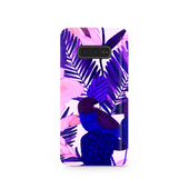 Purple Palm Leaf Samsung Galaxy S10e Phone Case