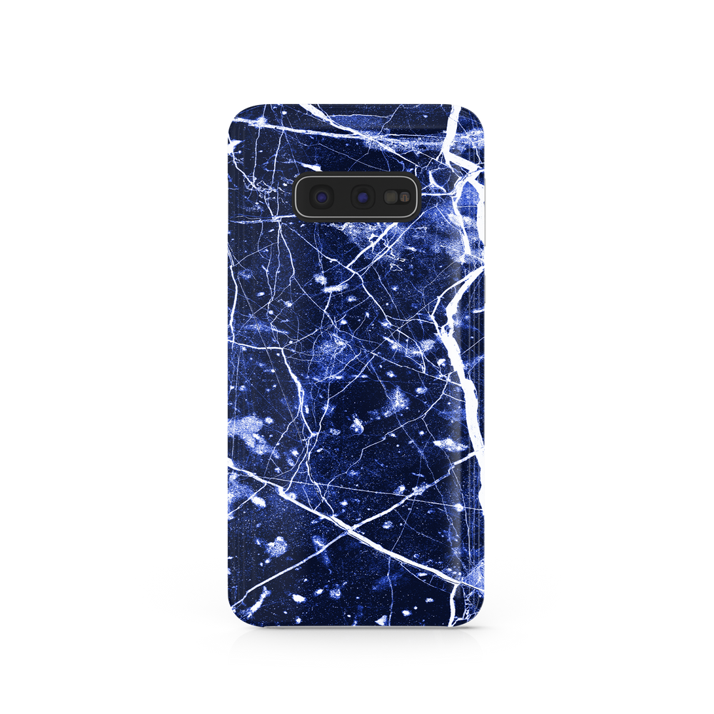 Blue Granite Marble Samsung Galaxy S10e Phone Case