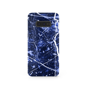 Blue Granite Marble Samsung Galaxy S10e Phone Case
