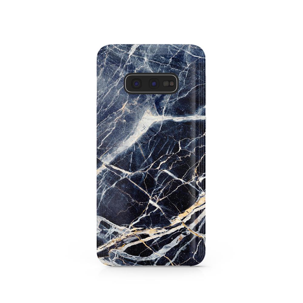Blue & White Marble Luxury Samsung Galaxy S10e Phone Case