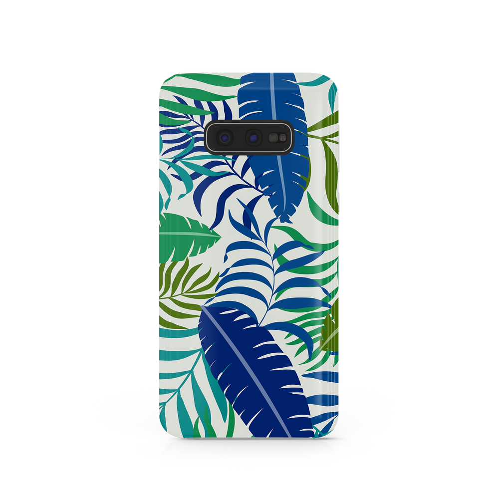 Colorful Tropical Leaves Samsung Galaxy S10e Phone Case