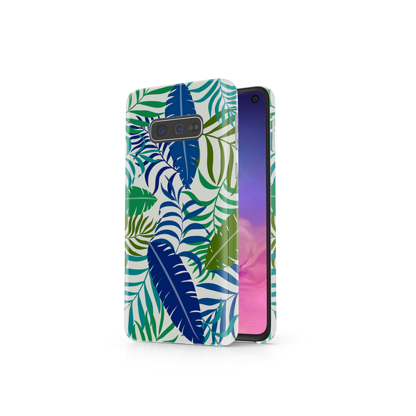 Colorful Tropical Leaves Samsung Galaxy S10e Phone Case