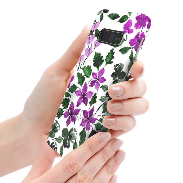 Purple Flower Art Samsung Galaxy S10e Phone Case