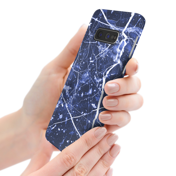 Blue Granite Marble Samsung Galaxy S10e Phone Case