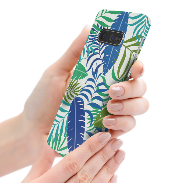 Colorful Tropical Leaves Samsung Galaxy S10e Phone Case