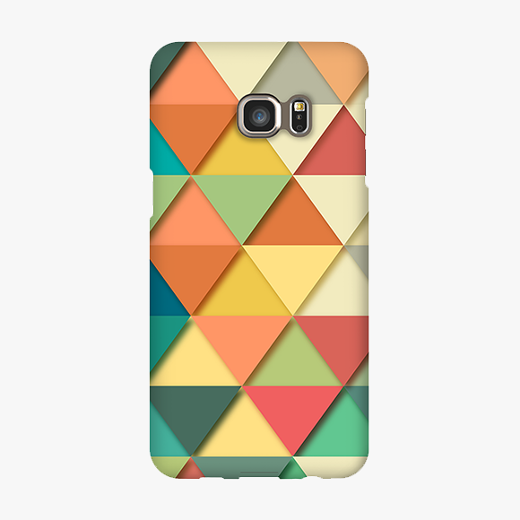 Colorful Triangles Samsung Galaxy S6 Edge Plus Phone Case