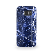 Blue Granite Marble Samsung Galaxy S7 Edge Phone Case
