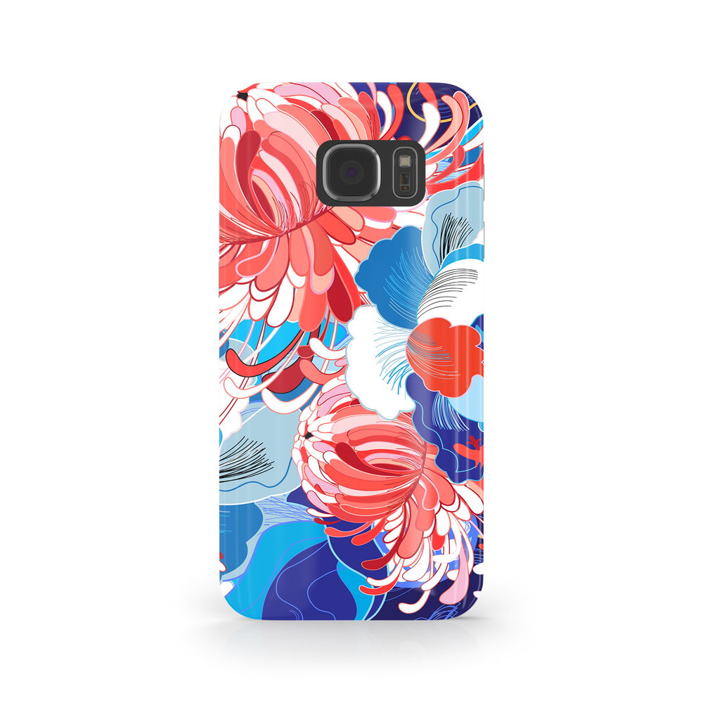 Watercolor Floral Art Samsung Galaxy S7 Edge Phone Case