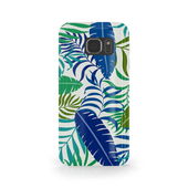 Colorful Tropical Leaves Samsung Galaxy S7 Edge Phone Case