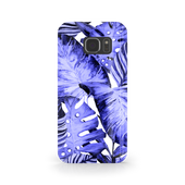 Purple Tropical Leaf Samsung Galaxy S7 Edge Phone Case