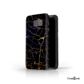 Black & Gold Marble Samsung Galaxy S7 Edge Phone Case