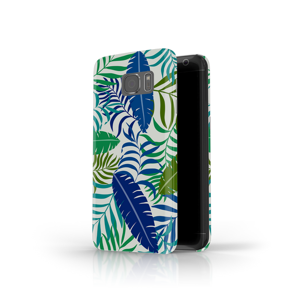 Colorful Tropical Leaves Samsung Galaxy S7 Edge Phone Case