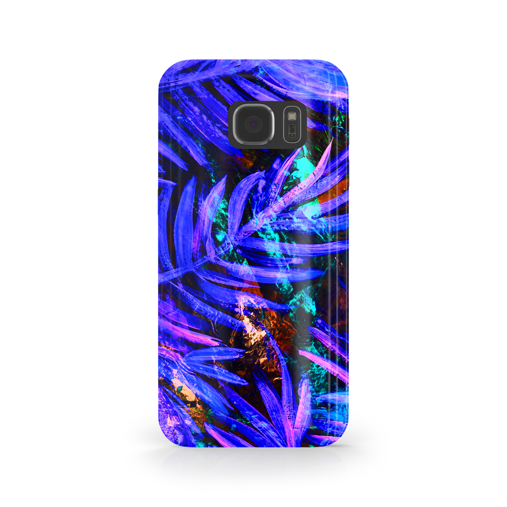 Purple Leaf Samsung Galaxy S7 Phone Case