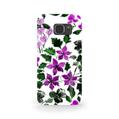 Purple Flower Art Samsung Galaxy S7 Phone Case