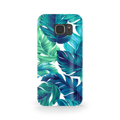 Green Tropical Leaves Samsung Galaxy S7 Phone Case