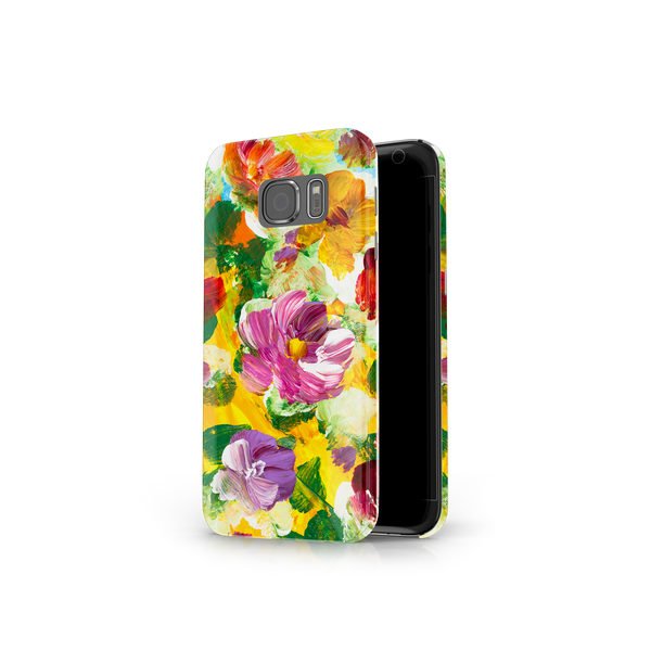Colorful Floral Art Samsung Galaxy S7 Phone Case