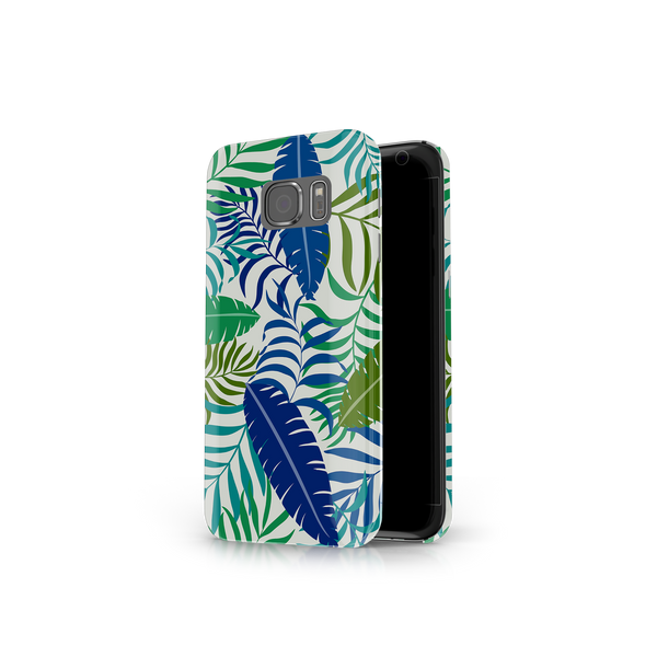 Colorful Tropical Leaves Samsung Galaxy S7 Phone Case