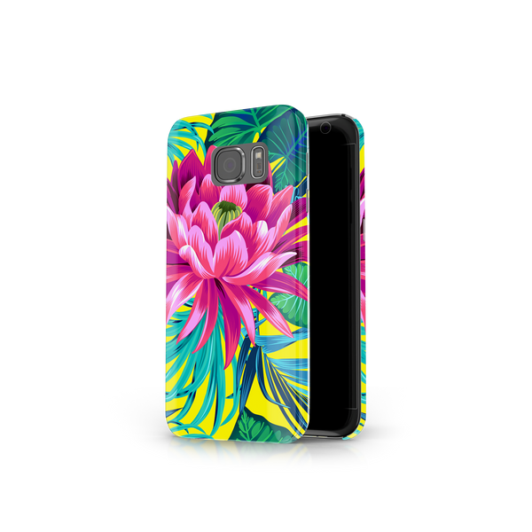 Pink Flower Samsung Galaxy S7 Phone Case