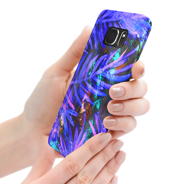 Purple Leaf Samsung Galaxy S7 Phone Case