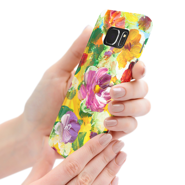 Colorful Floral Art Samsung Galaxy S7 Phone Case