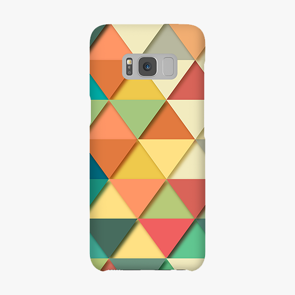 Colorful Triangles Samsung Galaxy S8 Phone Case
