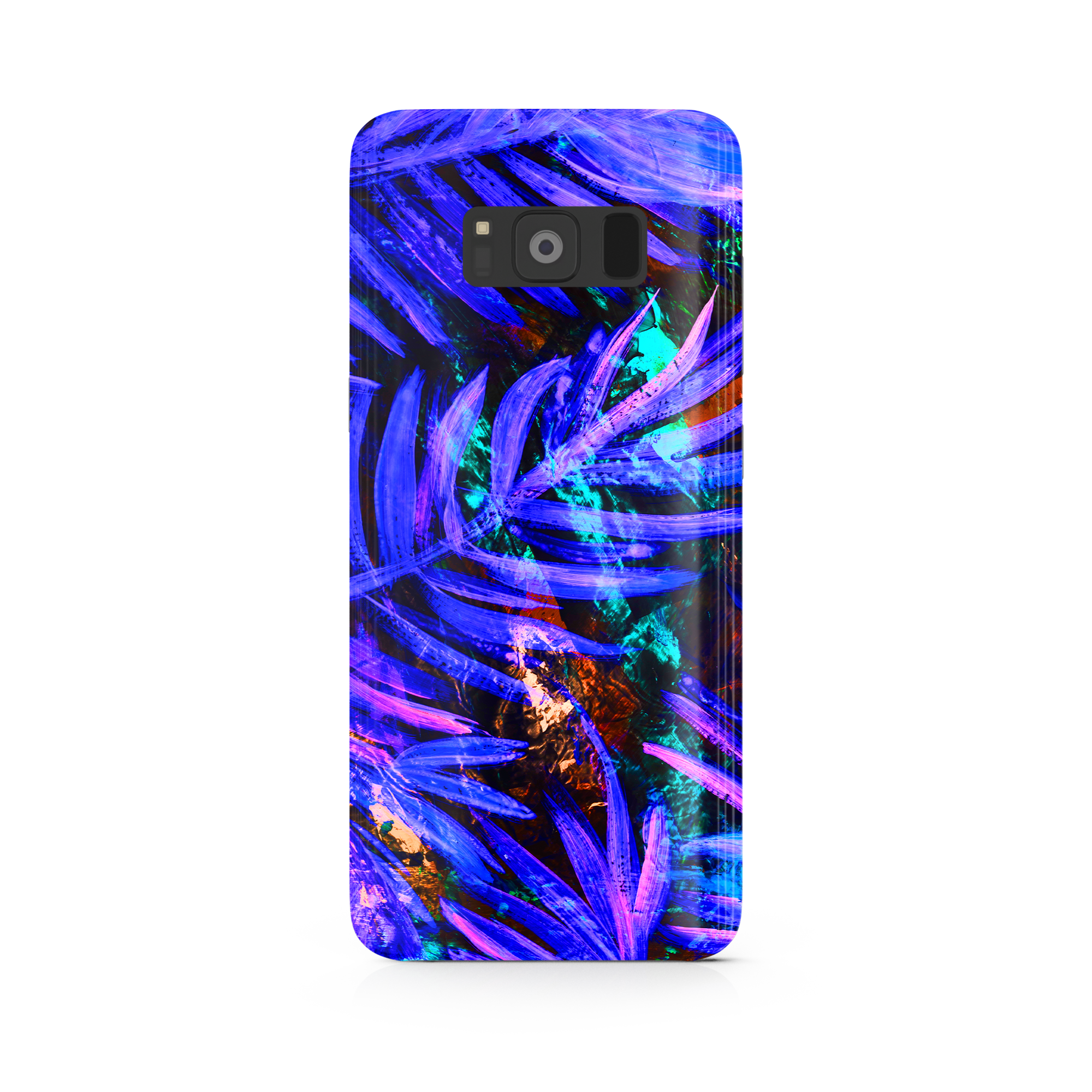 Purple Leaf Samsung Galaxy S8 Phone Case