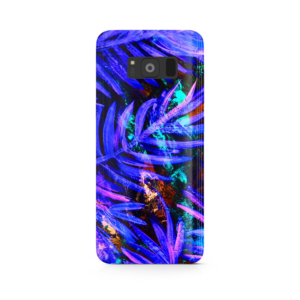 Purple Leaf Samsung Galaxy S8 Phone Case