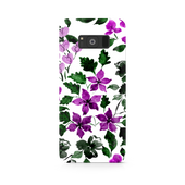 Purple Flower Art Samsung Galaxy S8 Phone Case