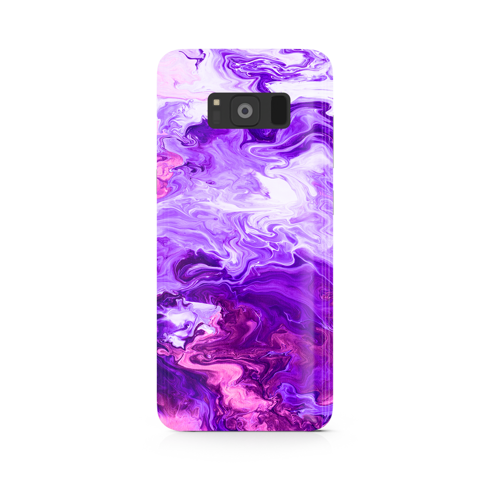 Purple Marble Samsung Galaxy S8 Plus Phone Case
