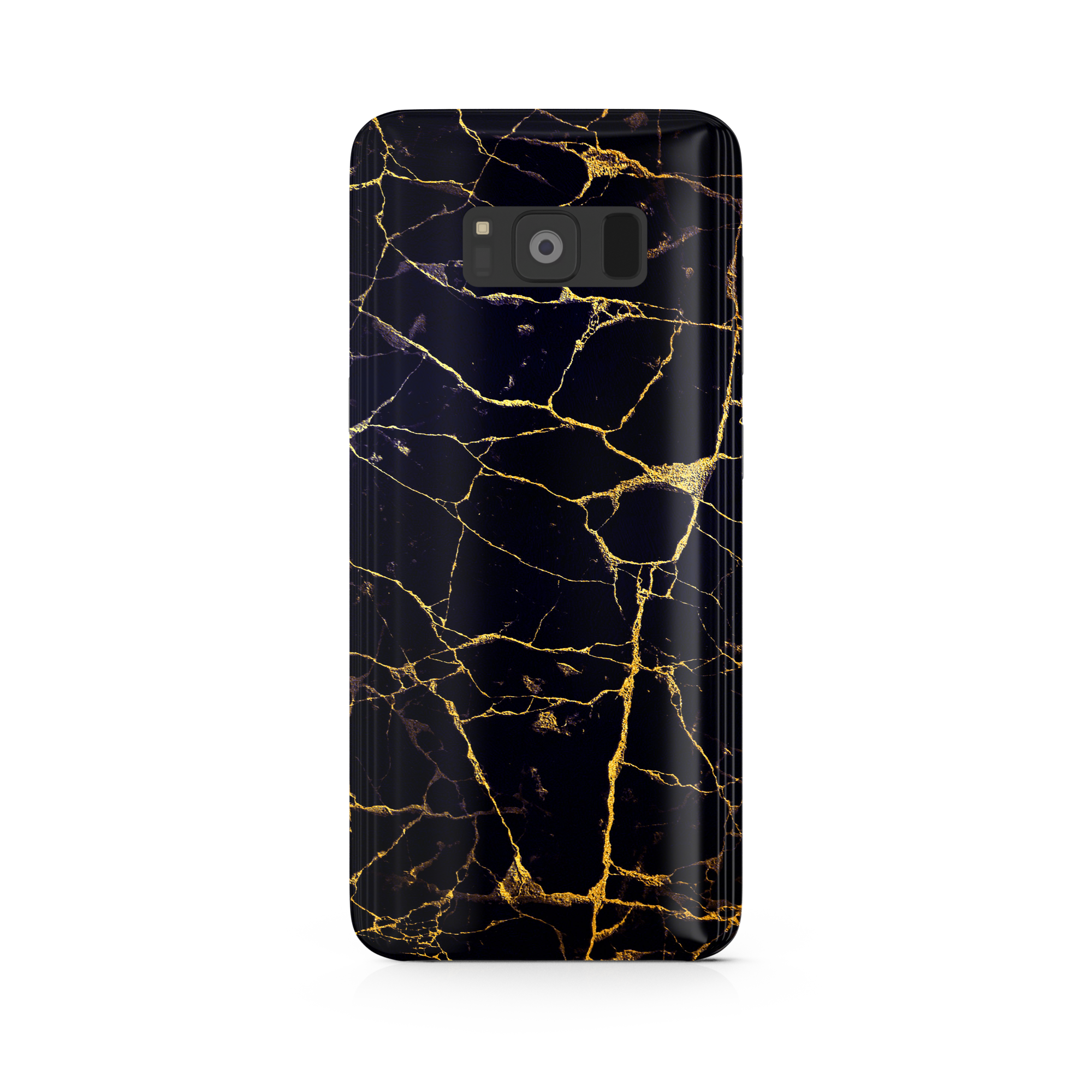 Black & Gold Marble Samsung Galaxy S8 Phone Case