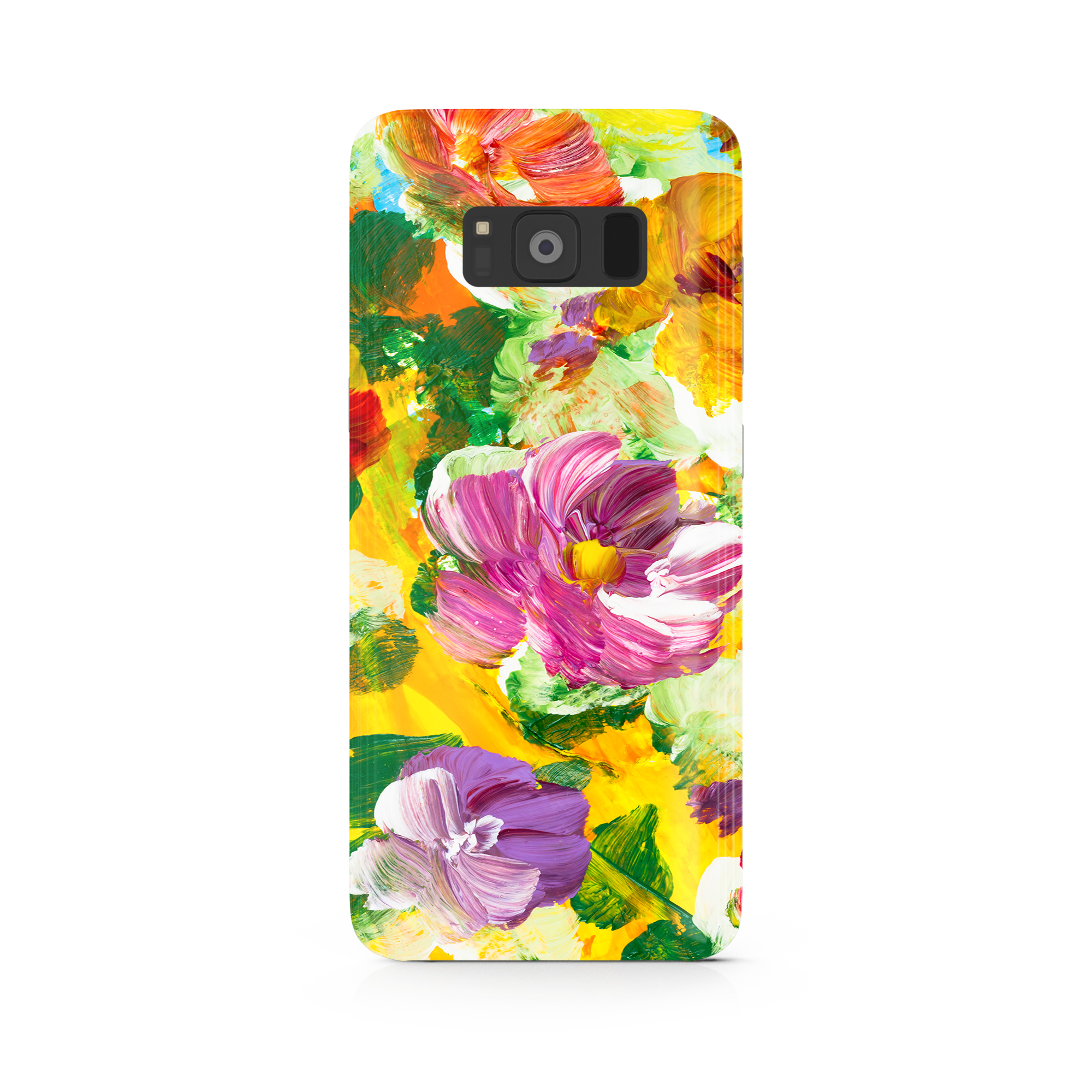 Colorful Floral Art Samsung Galaxy S8 Plus Phone Case