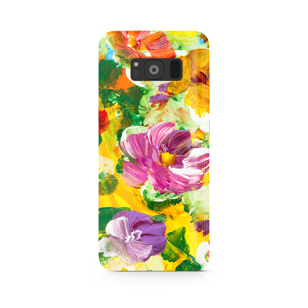 Colorful Floral Art Samsung Galaxy S8 Plus Phone Case