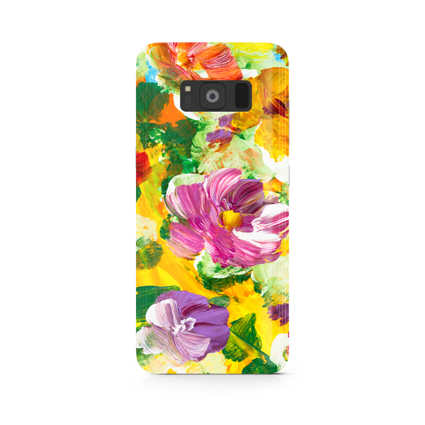 Colorful Floral Art Samsung Galaxy S8 Phone Case