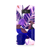 Purple and Pink Tropical Leaves Samsung Galaxy S8 Plus Phone Case