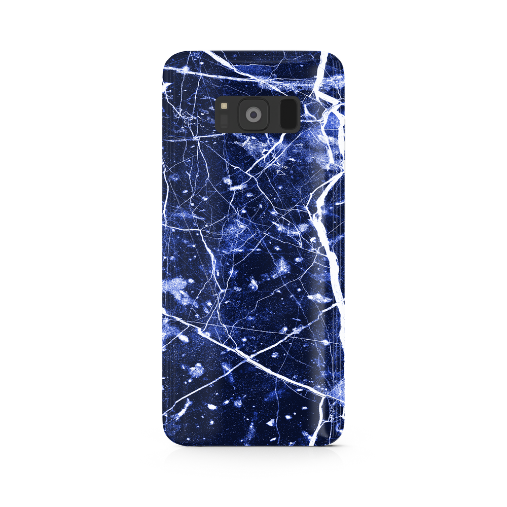 Blue Granite Marble Samsung Galaxy S8 Plus Phone Case