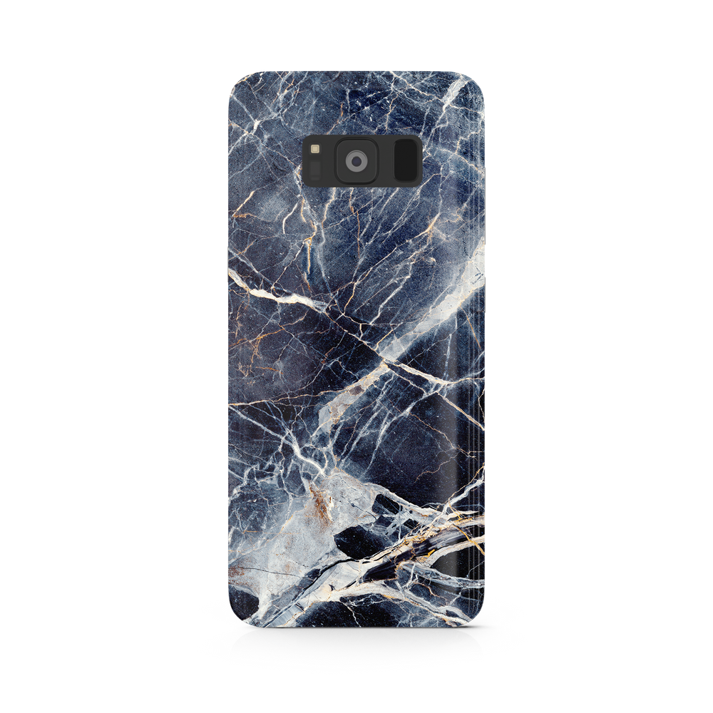 Blue & White Marble Luxury Samsung Galaxy S8 Plus Phone Case