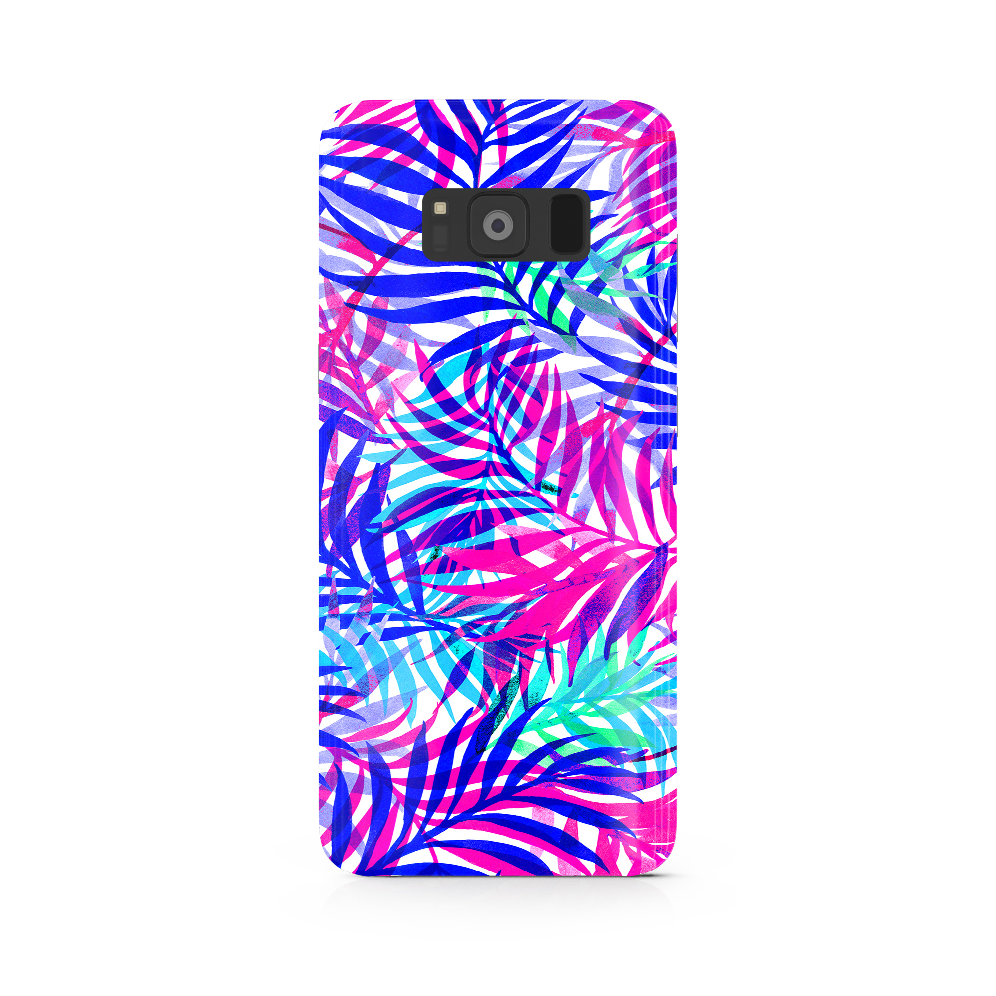 Tropical Plants Print Samsung Galaxy S8 Plus Phone Case