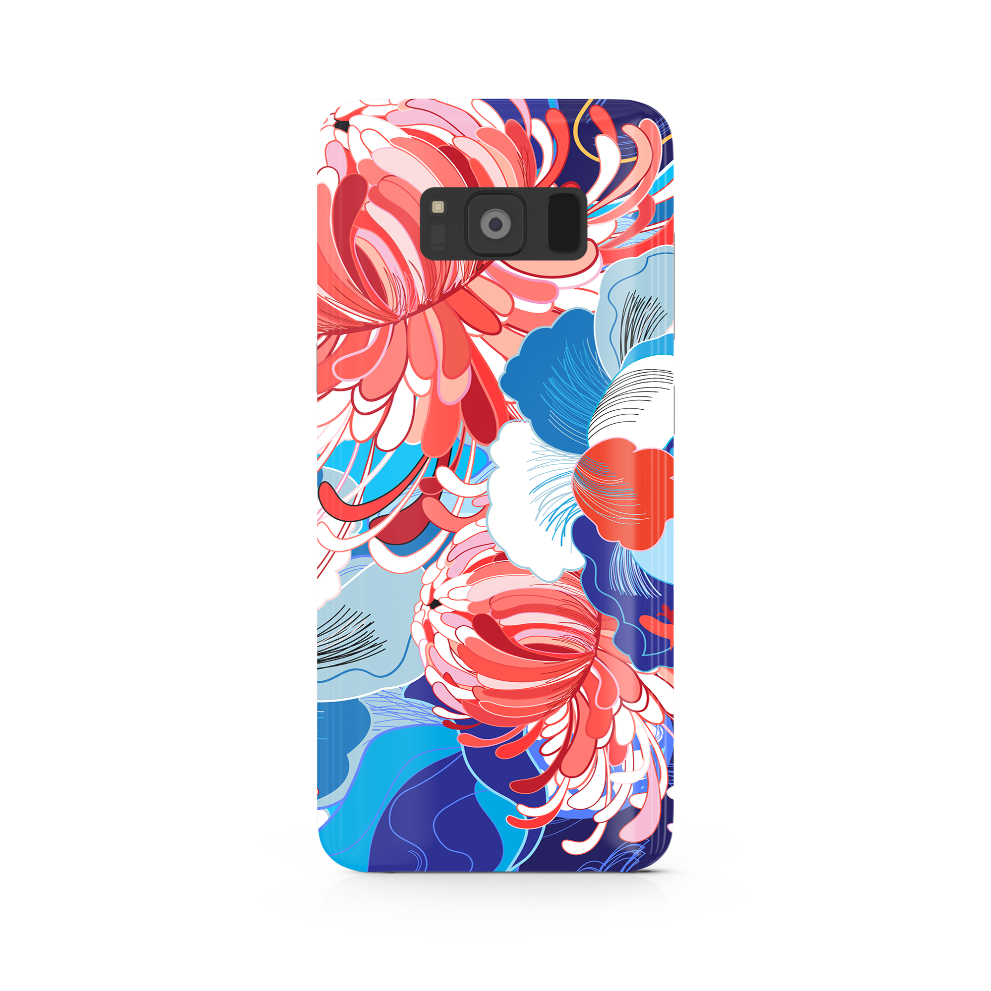 Watercolor Floral Art Samsung Galaxy S8 Plus Phone Case
