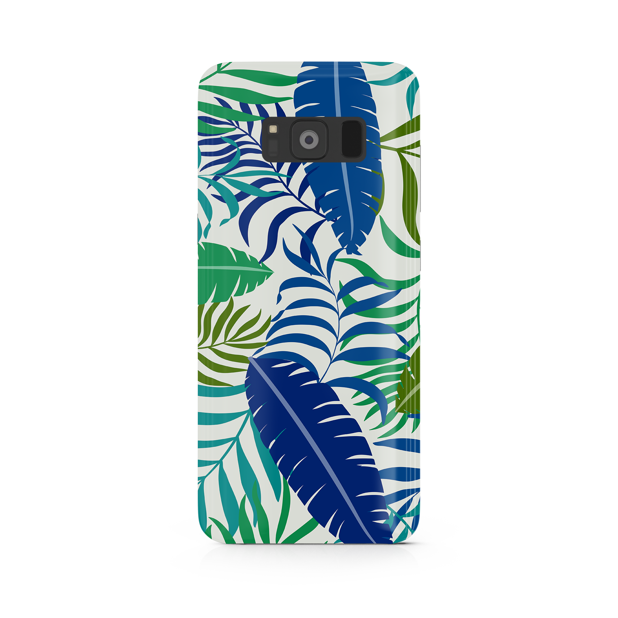 Colorful Tropical Leaves Samsung Galaxy S8 Phone Case