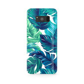 Green Tropical Leaves Samsung Galaxy S8 Phone Case