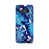 Blue Tropical Leaf Samsung Galaxy S8 Plus Phone Case