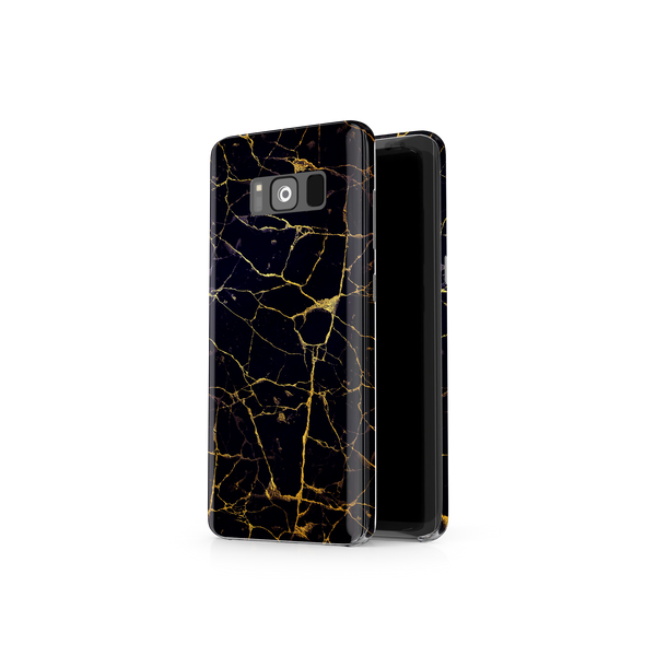 Black & Gold Marble Samsung Galaxy S8 Plus Phone Case