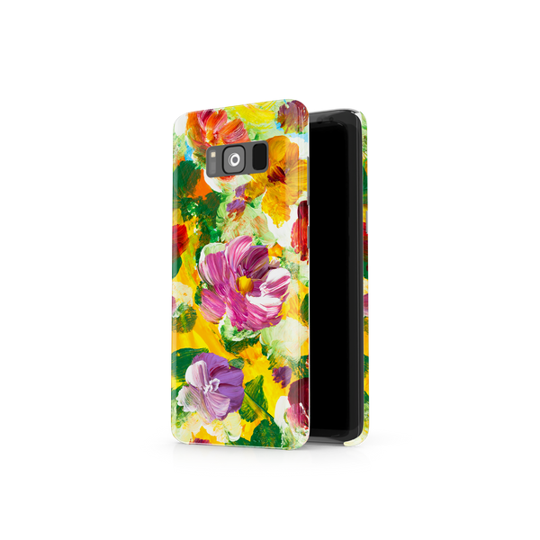 Colorful Floral Art Samsung Galaxy S8 Phone Case