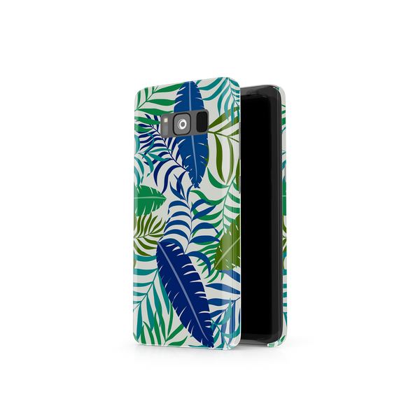 Colorful Tropical Leaves Samsung Galaxy S8 Phone Case
